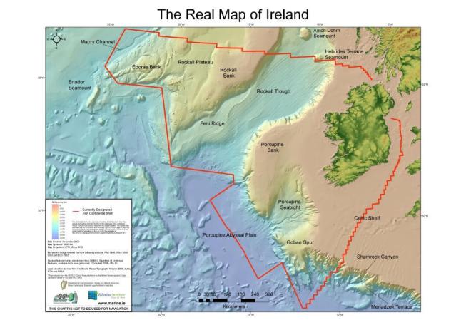 Real Map of Ireland